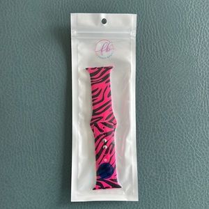 Fuschia Leopard Apple Watch Band